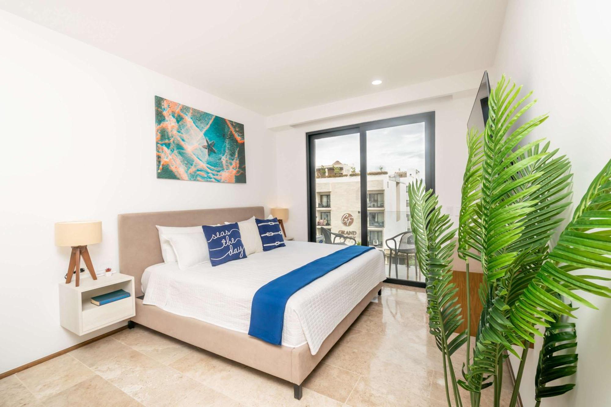 Сasa de vacaciones Chic Studio, Oceanview Roof Pool, Balcony, Gym *